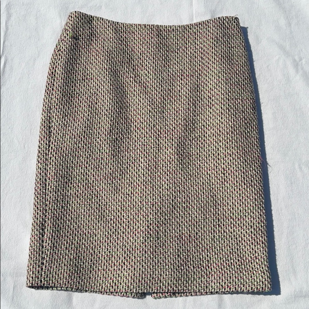 Talbots Spring Pastel Tweed Career Wear Skirt Sz 8